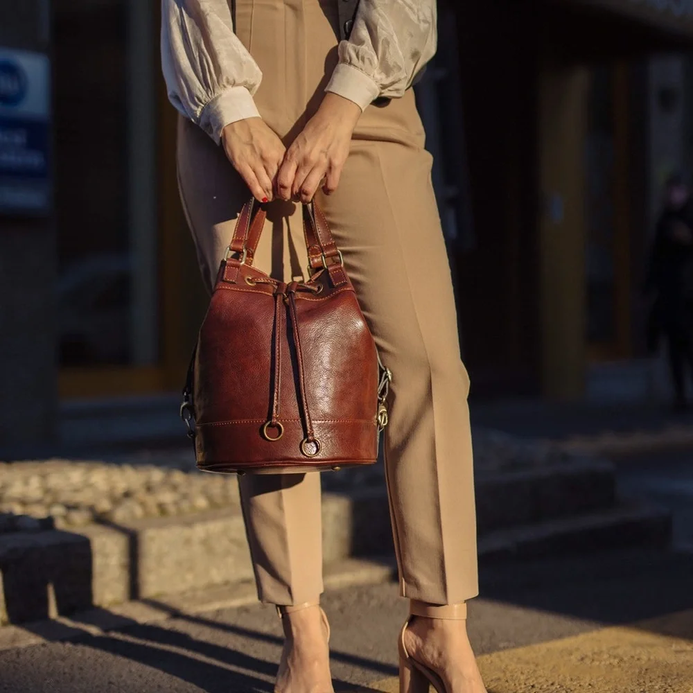 AIGIN MILANON Alma‎ leather Bag / Backpack Convertible